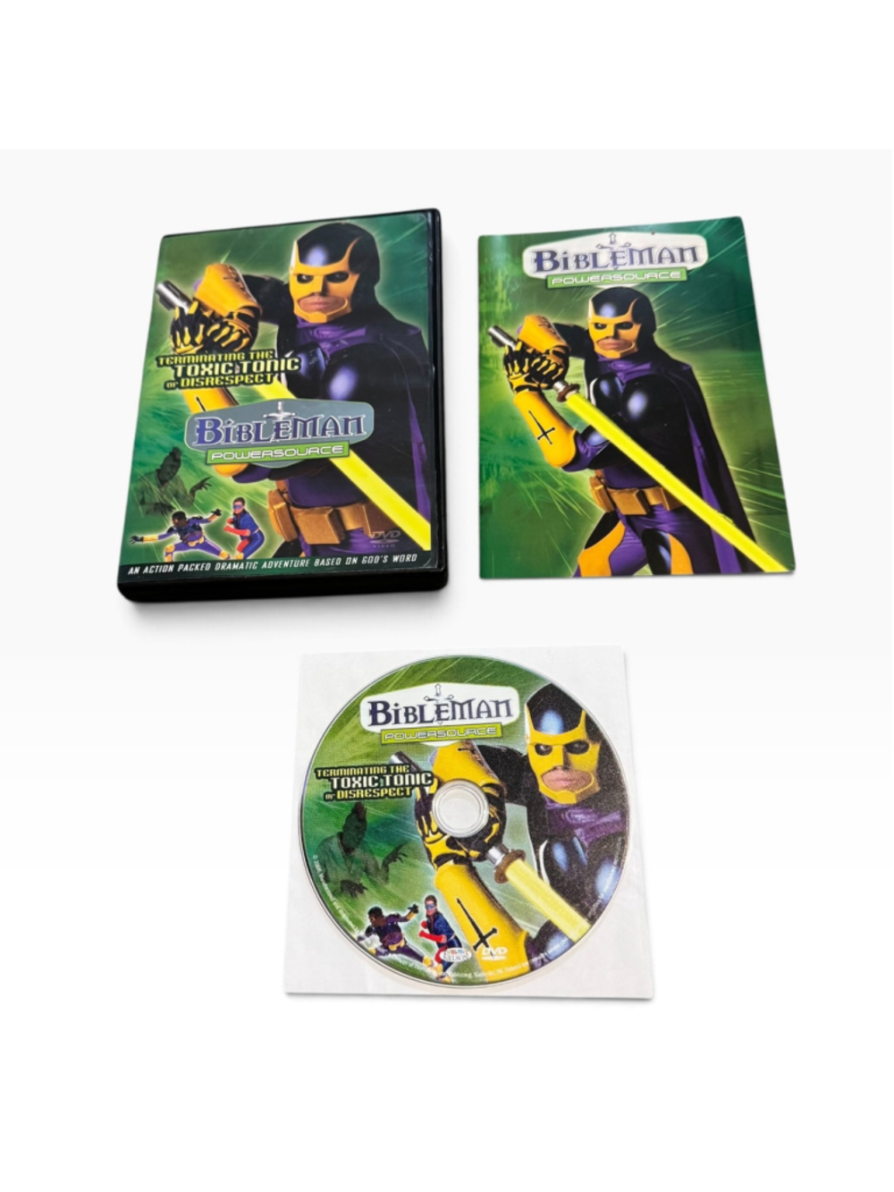Y2k 2006 Bibleman Powersource DVD Terminating the Toxic Tonic of Disrespect